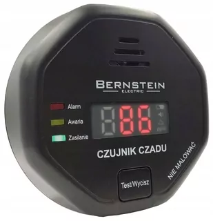 Bernstein CMD-01NJ detektor oxidu uhoľnatého, čierny